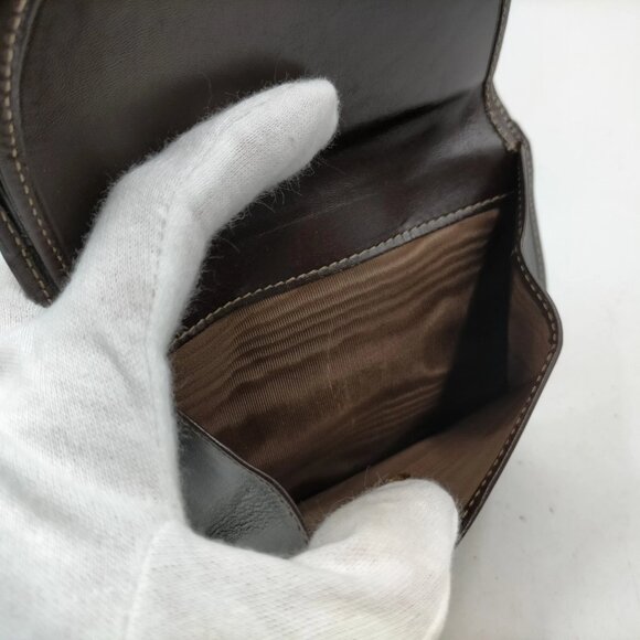 Authentic Fendi Wallet Brown Canvas mn388-113025 - Picture 7 of 10